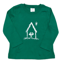 Nativity Long Sleeve Shirt on Bright Green