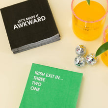 Chez Gagné - Irish Exit In 3,2,1... - Funny Cocktail Napkins