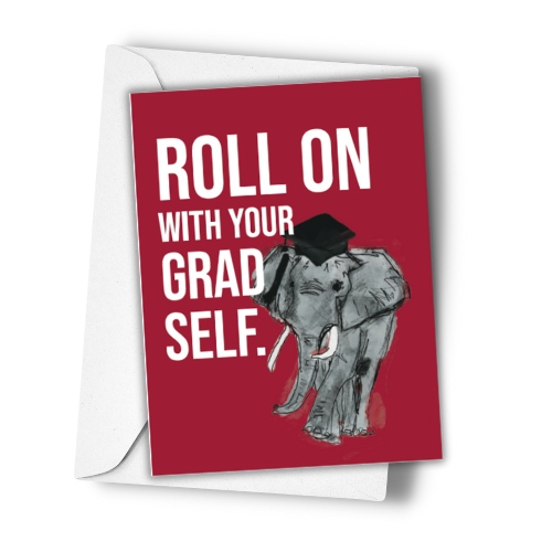 Hey Y'all Party - Crimson Elephant Greeting Card