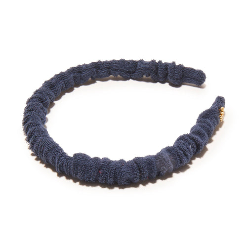 Lele Sadoughi - NAVY JESSIE TERRY HEADBAND