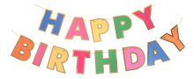 Party Partners - Rainbow Happy Birthday Banner