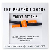 The Prayer I Share - YOU'VE GOT THIS Bracelet, Christian Cord Bracelet