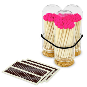 2" Matches + Mini Cloche - Colors of Your Choice + Strikers: Light Green