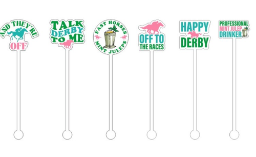 Barrel Down South - Derby Cocktail Stick Stirrer - Set of 6