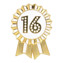 Talking Tables USA - Luxe Gold Enamel Birthday Pin Badge Starter Set