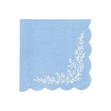 Gatherings by Curated Paperie - Floral Elegance Blue Beverage Napkins