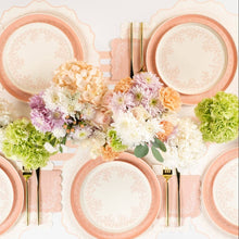 Gatherings by Curated Paperie - Floral Elegance Pink Dinner Plates