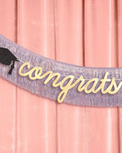 xo, Fetti - Congrats Grad Banner - two piece graduation banner