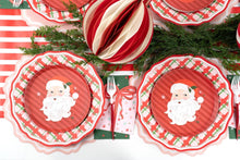 Gatherings by Curated Paperie - Jolly Santa Vintage Christmas Dessert Plates