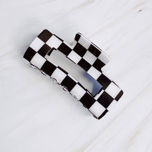 Ellison+Young - Checker Lovers Hair Claw: Blue