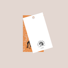 Hound Dog Wearing a Checkerboard Bow Tie Gift Tags
