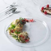 Luxe Party - Round Clear Walled Plastic Plates | 10 Pack: 10 Plastic Pates / 10.25" Dinner Plates