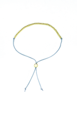 Lucky Feather - 40th Milestone Birthday Bracelet - A Bead for Each Year: Yellow Gold