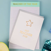 Chez Gagné - Best Teacher Ever -Teacher Appreciation- Star Paperclip Card