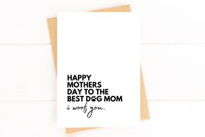 Five Dot Post - Dog Mom Mother's Day Greeting Card