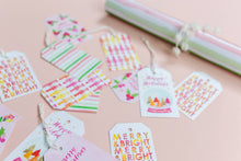 Gert & Co - Pink Christmas Tree Holiday Gift Tags, Set of 8