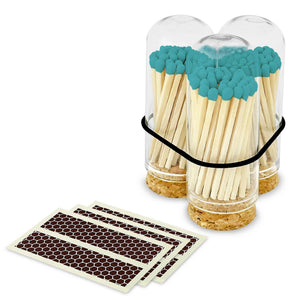2" Matches + Mini Cloche - Colors of Your Choice + Strikers: Light Blue