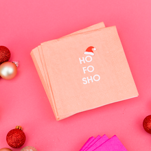 Chez Gagné - Ho Fo Sho - Funny Holiday Cocktail Napkins