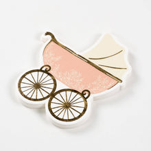 Gatherings by Curated Paperie - Pink Baby Carriage Beverage Napkins