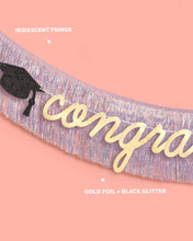 xo, Fetti - Congrats Grad Banner - two piece graduation banner