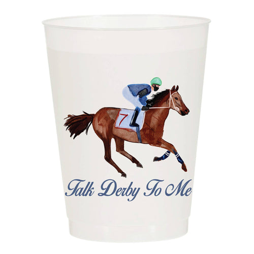 Sip Hip Hooray - Talk Derby To Me Frosted Cups - Derby: Pack of 6