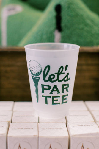 Sip Hip Hooray - Let's ParTee Frosted Cups - Masters: Pack of 6