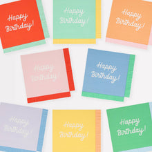 Meri Meri - Mixed Happy Birthday Large Napkins