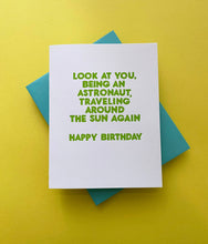 Richie Designs - ASTRONAUT BIRTHDAY TRAVELING AROUND THE SUN