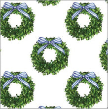 WH Hostess Social Stationery - Continuous Roll Gift Wrap | Boxwood Wreath