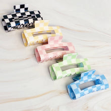 Ellison+Young - Checker Lovers Hair Claw: Blue
