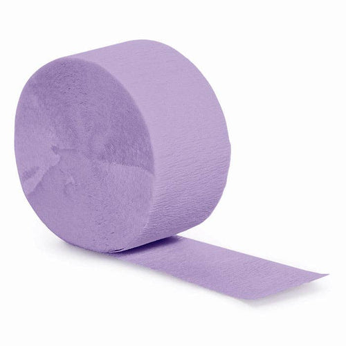 Bulk Party Decor - Bulk Luscious Lavender Crepe Streamer 81 ft (12 per Case)