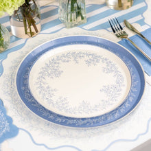 Gatherings by Curated Paperie - Floral Elegance Blue Dessert Plates
