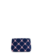 Shiraleah - TINSEL BOW ZIP POUCH: NAVY