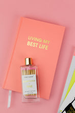 Chez Gagné - Living My Best Life - Hardcover Daily Journal - Sunset Pink