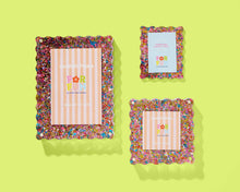 Taylor Elliott Designs - FOR FUN - Acrylic Picture Frame - Medium - Happy Confetti