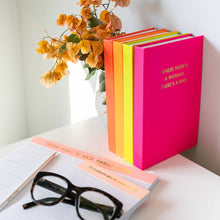Chez Gagné - Where There's A Woman There's A Way - Hardcover Daily Journal - Bright Pink