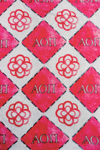 Gracefully Made Art - Alpha Omicron Pi Flannel Fleece Blanket, Sorority