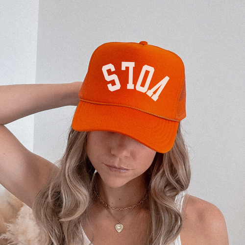 Hey Jude Graphic Tees - Vols Trucker Hat: Orange