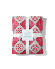 Gracefully Made Art - Alpha Omicron Pi Flannel Fleece Blanket, Sorority