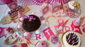 Party Partners - Pink Happy Birthday Banner