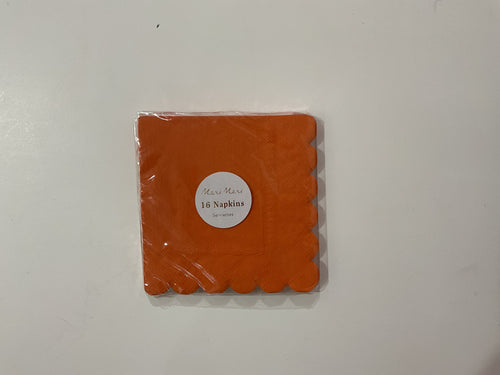 Meri Meri Pumpkin Orange Small Napkins