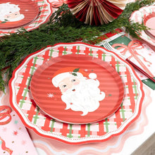 Gatherings by Curated Paperie - Jolly Santa Vintage Christmas Dessert Plates