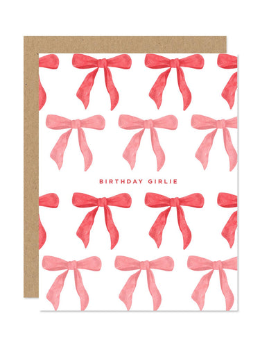 Maddon and Co - Birthday Girlie Bow Card