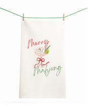 Aspen Lane - Mahjong Christmas gift towel holiday cute hostess gift