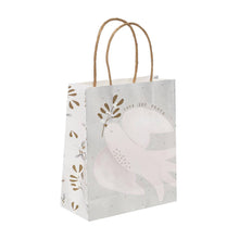 Talking Tables USA - Mistletoe White Christmas Paper Gift Bag - 8 Pack