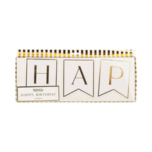 My Mind’s Eye - PLGBD03 - Gold Happy Birthday Banner