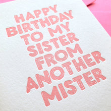 Richie Designs - Sister From Another Mister - soul sis birthday greeting card