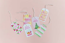 Gert & Co - Pink Christmas Tree Holiday Gift Tags, Set of 8