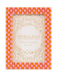 Shiraleah - VIVA 4" X 6" CHECK PICTURE FRAME