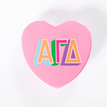 Swag - Heart Buttons: Alpha omicron pi